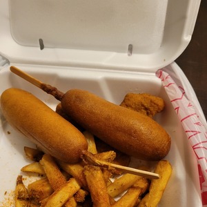 Cookout corn dog outlet